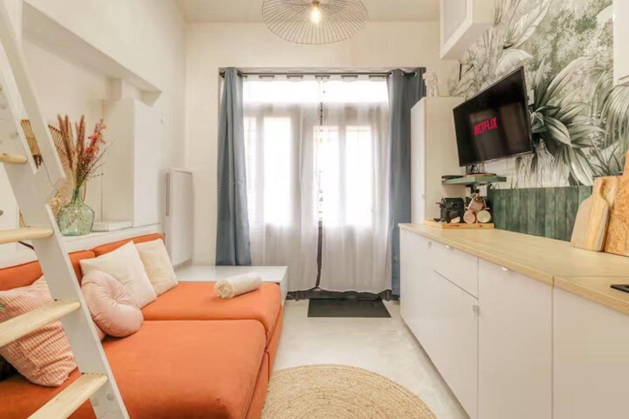 Atypique Et Reposant Avec Parking Gratuit Apartment Villeurbanne Bagian luar foto