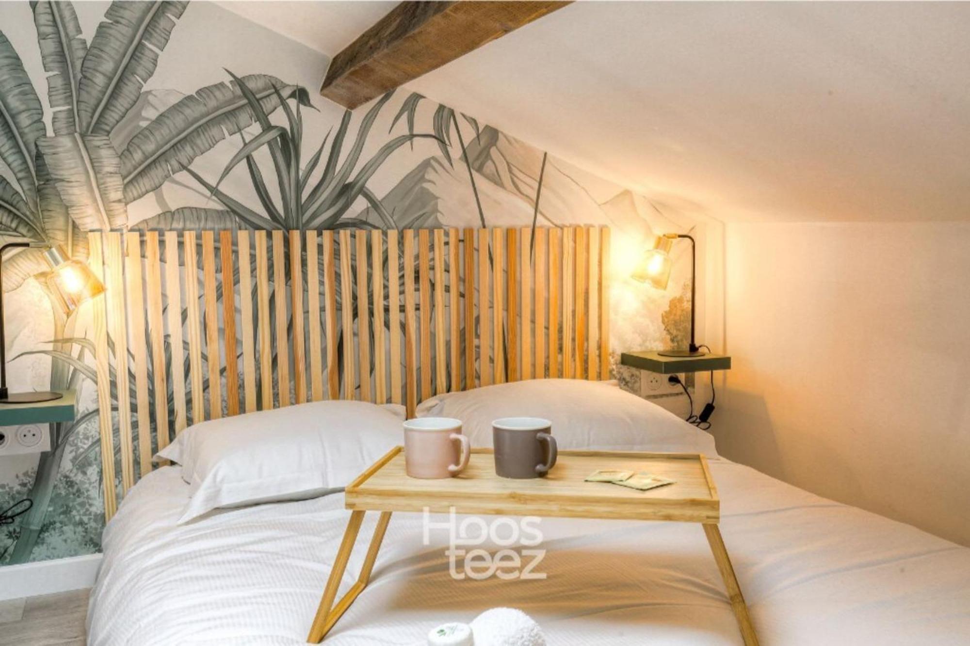 Atypique Et Reposant Avec Parking Gratuit Apartment Villeurbanne Bagian luar foto