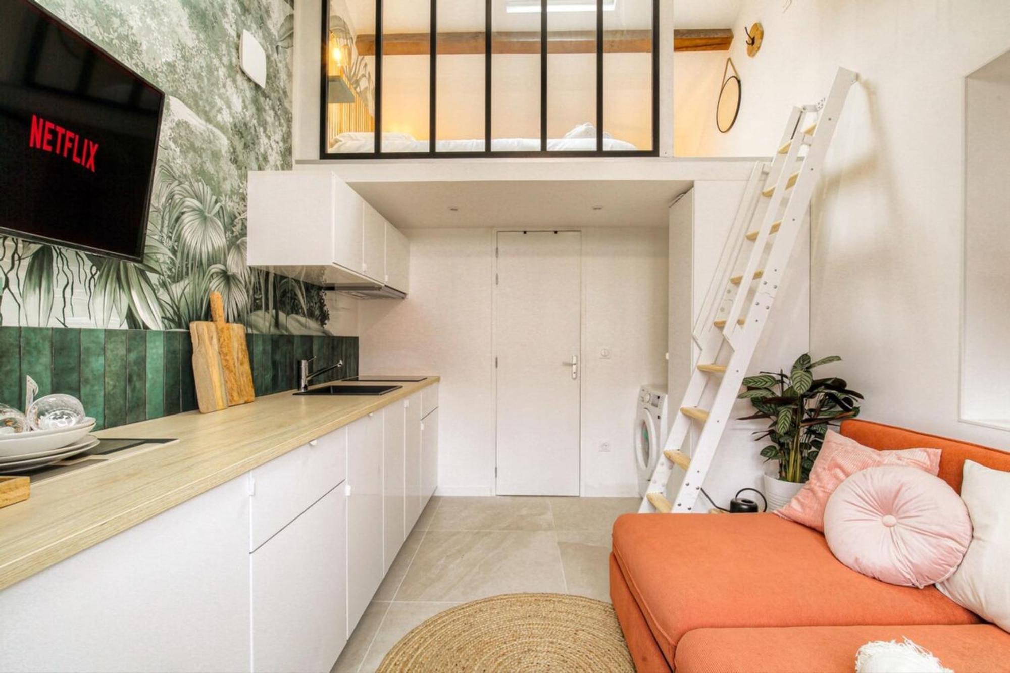 Atypique Et Reposant Avec Parking Gratuit Apartment Villeurbanne Bagian luar foto